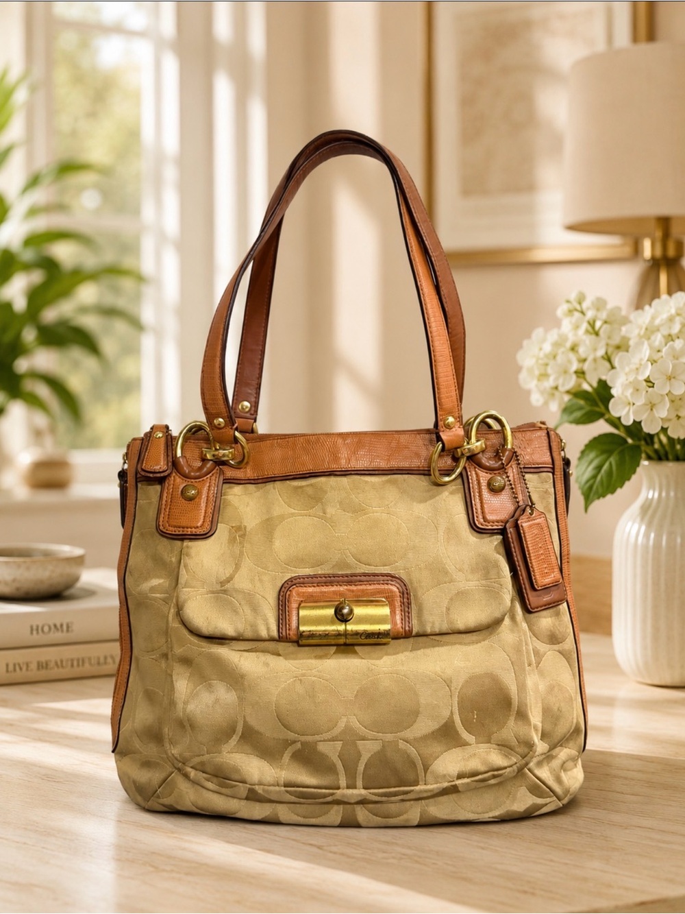 Coach Kristin hobo shoulder bag 18301